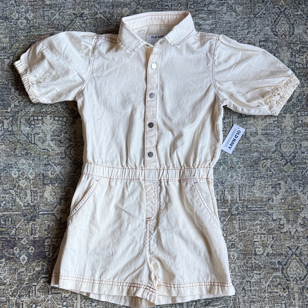 Old Navy Cream Kids Romper